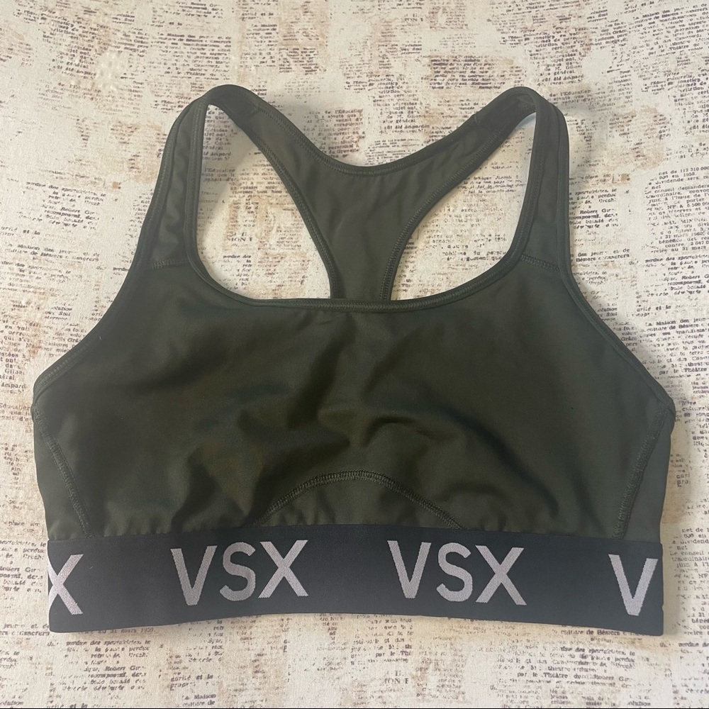 Victoria Sport bra  army green great condition size M